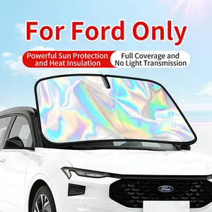 Ford F150 F250 F350 Explorer Transit Maverick Bronco Ranger Edge Puma Car Laser Sun Visor Front Window Shade UV Protection Heat Insulation Windshield Sun Shade