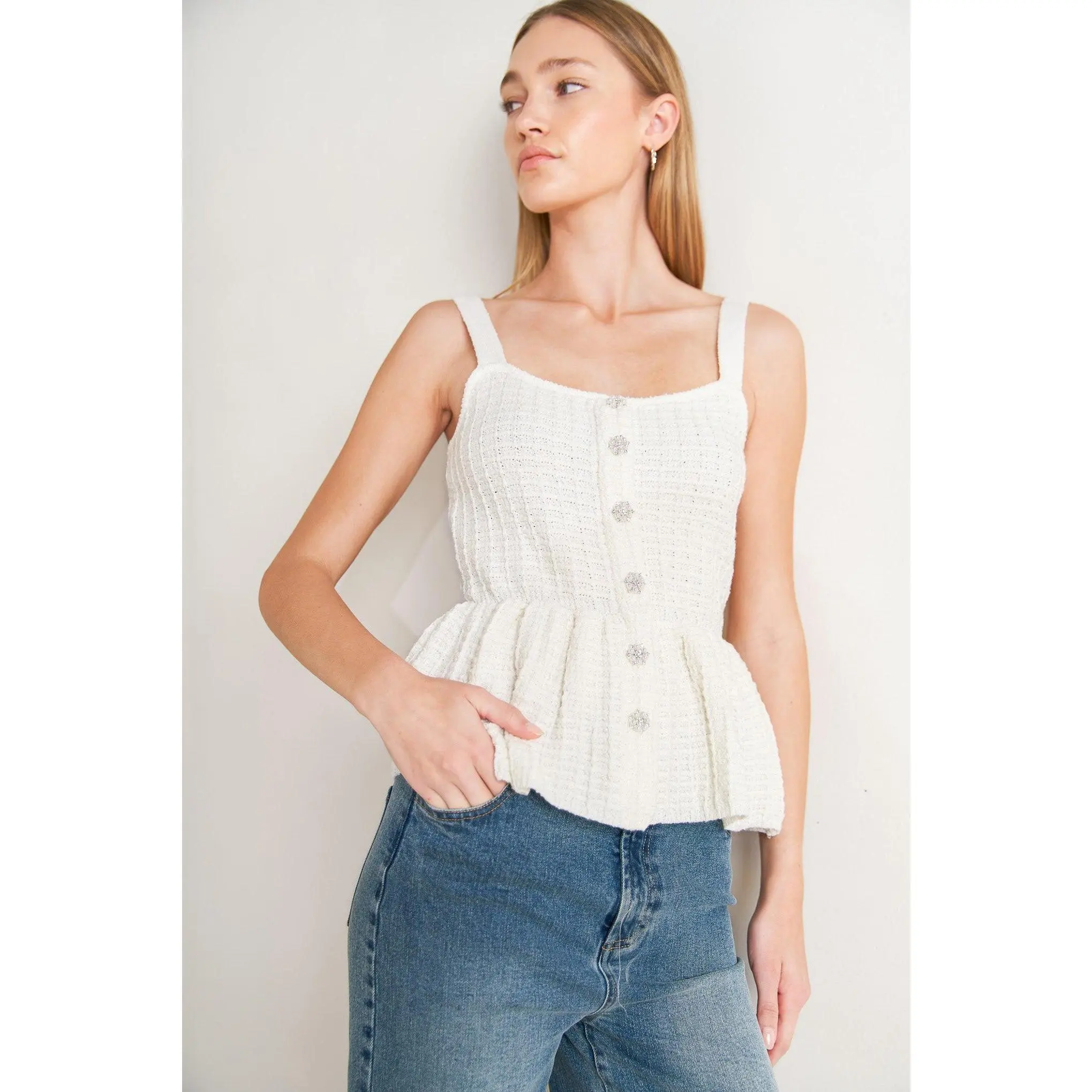 SUNDAY IN SANTORINI SWEATER KNIT TOP