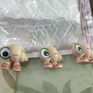 3pcs Marcel The Shell With Shoes On Doll Miniature Collectible Figurine Cross-Border Best Seller Marquee Toy Figure Accessory