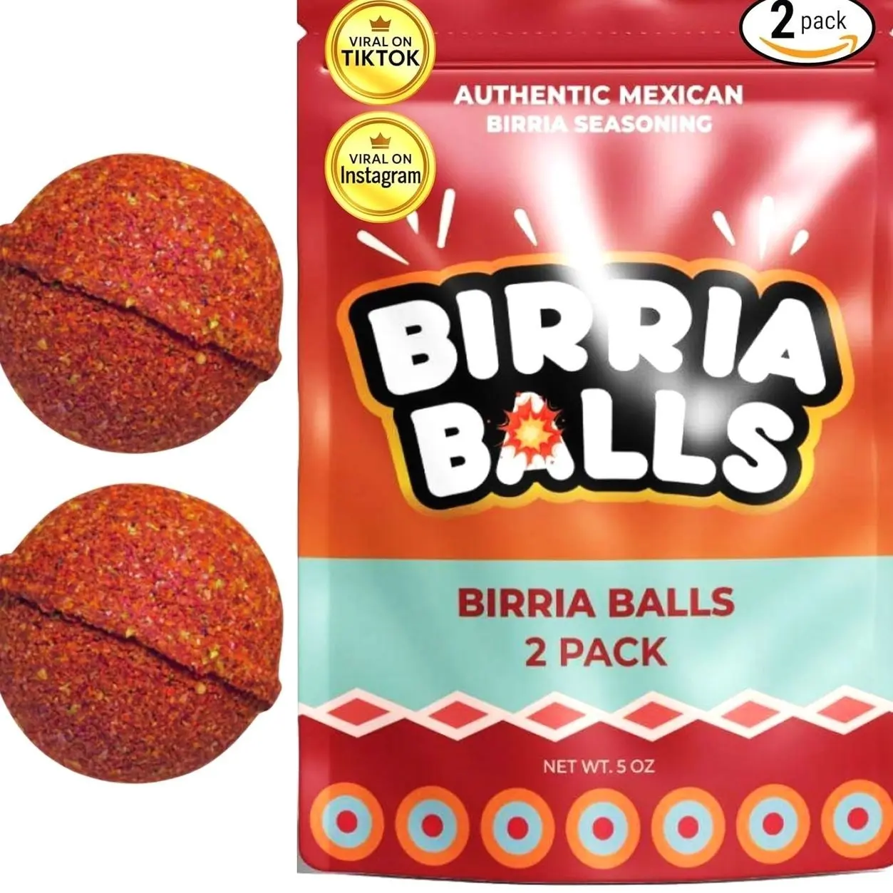 CHILEMOY Birria Balls VALUE-PACK | Authentic Mexican Seasoning | Birria Ball Bomb for Tacos, Stews, Quesabirrias, Nachos, Burritos | Spice Mix for Slow & Pressure Cookers and Stove Top