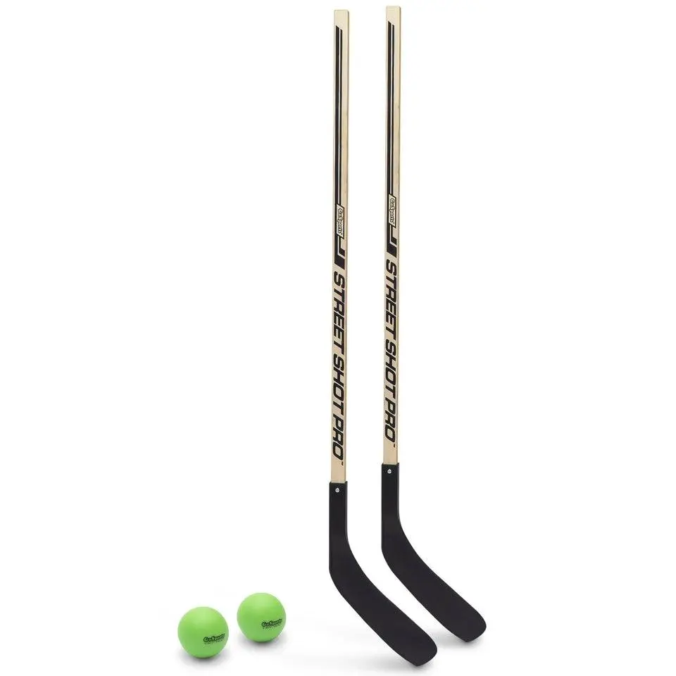 GoSports Hockey Street Sticks - Premium Wood