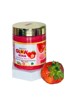 STRAWBERRY BLISS KISS BODY SCRUB/Natural glow/Remove dark spots, unified your skin tone