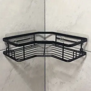 1PC Invisible Patch Buckle Hook, Bathroom Strong Storage Rack Hanger, Adhesive Wall Hanging Household Bathroom High Load-bearing Hook, Bathroom Accessories, Bathroom Organizing Accessories