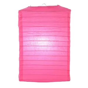 Fuchsia Hako Paper Lantern