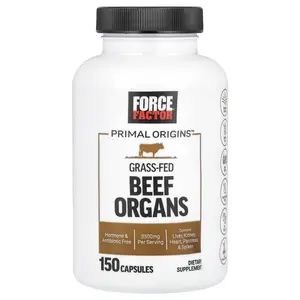 Force Factor Primal Origins™, Grass-Fed Beef Organs, 150 Capsules