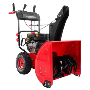 PowerSmart Gas Snow Blower 24-Inch, Commercial Duty 2-Stage 212cc OHV Engine with Electric Start, Self Propelled System, LED Light, Commercial Duty Housing, Powerful Engine, Quicker Snow Removal, Self propelled System(DB7108B)