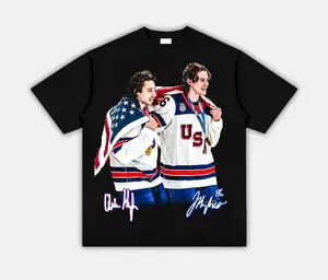 USA Gold Medal Hockey Champion Jack & Quinn Hughes Shirt – Hughes Brothers Hockey Fan Tee – Team USA Apparel
