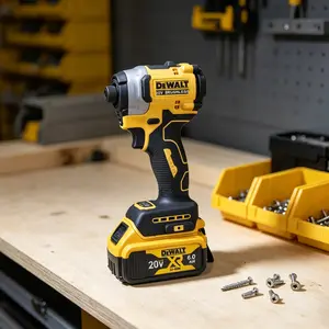DEWALT DCF850 20V Brushless Compact Impact Driver – 3-Speed Adjustable Cordless Fastening Tool for Construction Jobs, Cabinet Assembly and Garage Workshop Tasks