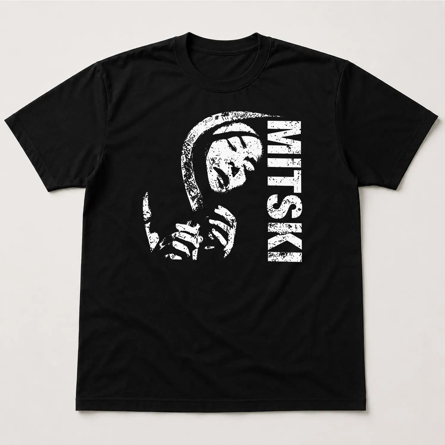 Mitski Vintage Graphic T-Shirt, Indie Music Fan Tee, Aesthetic Black White Graphic Shirt, Unisex Alternative Streetwear Tee