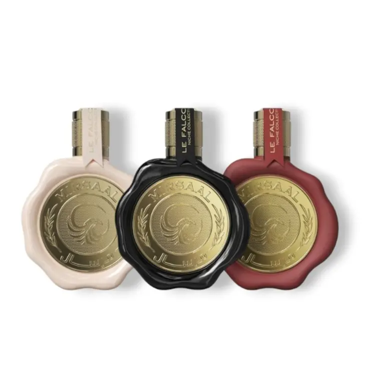 Le Falcone Bundle | Mirsaal | Love Letter + Valentine + Passion | Women's Fragrance | 100 ML - 3.4 OZ | Eau De Parfum | Blackcurrant - Almond & Cherry