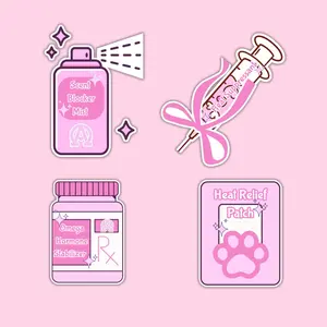 Omega Essentials Sticker Set | Omegaverse BL Stickers (Glossy Laminated, Set of 4)