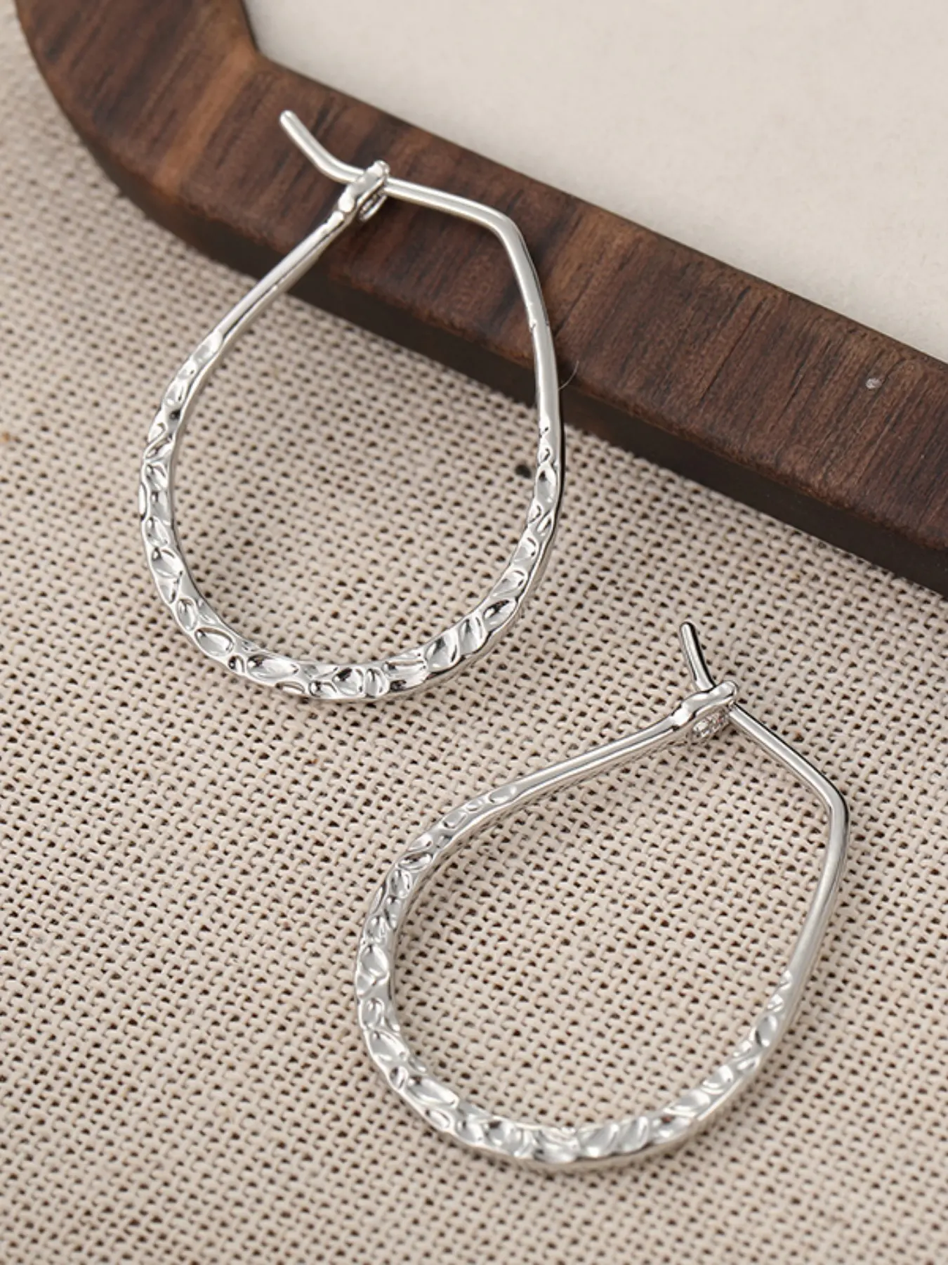 Fashionable Handmade Copper Hoop Circle Shape Earrings for Women, Casual Daily Minimalist Fashion Jewelry Gift Idea, Perfect Holiday Present for Her