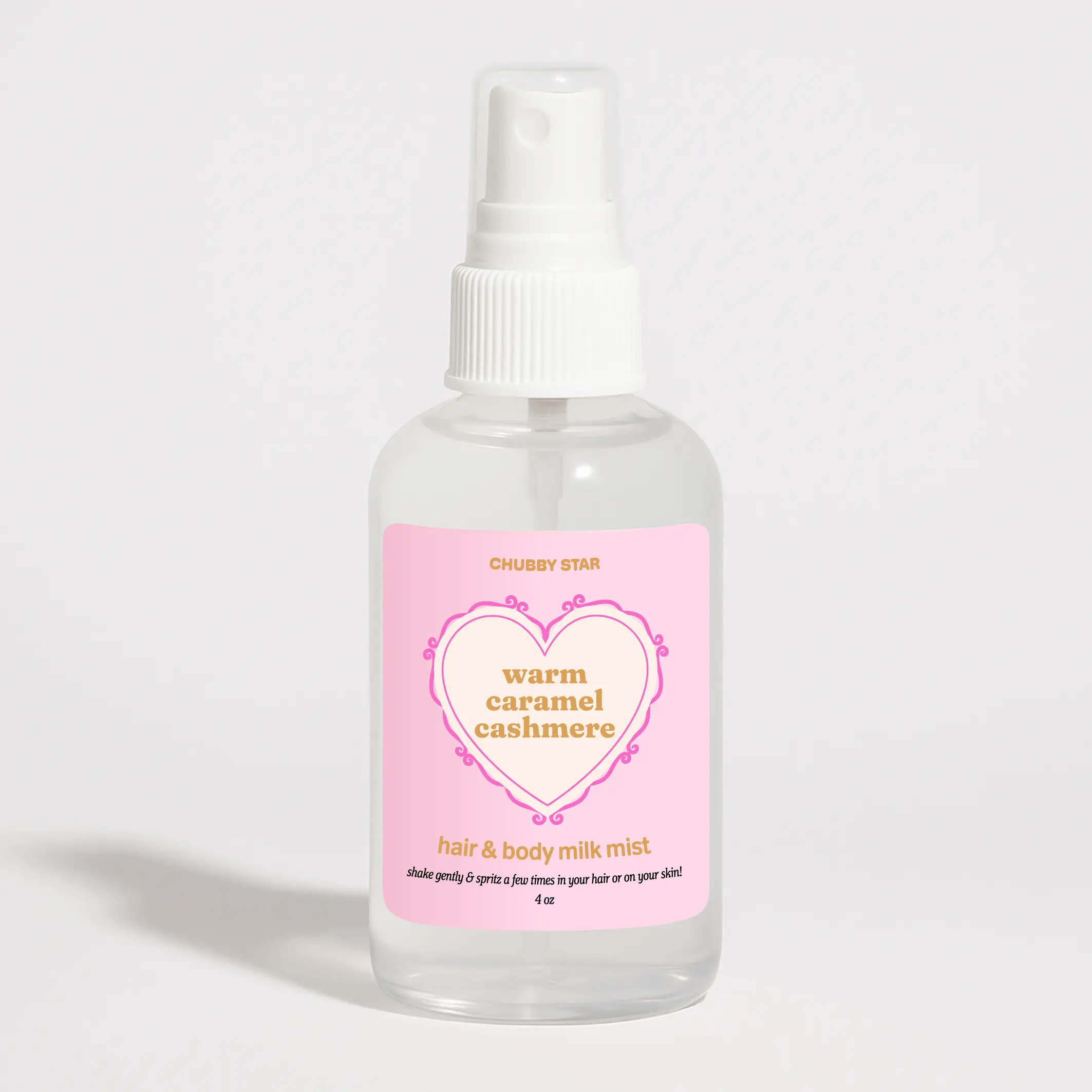Warm Caramel Cashmere Body Milk Mist Spray For Body & Hair - Fragrant Hair and Body Spray Milky Mist - Alcohol Free Body Mist - Cinnamon, Butter, Vanilla, Caramel Scent