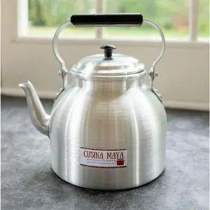 Tea Kettle, 3.1 Qt Aluminum Kettle Handcrafted Tea Kettle, 3.1 Qt Aluminum Kettle Handcrafted