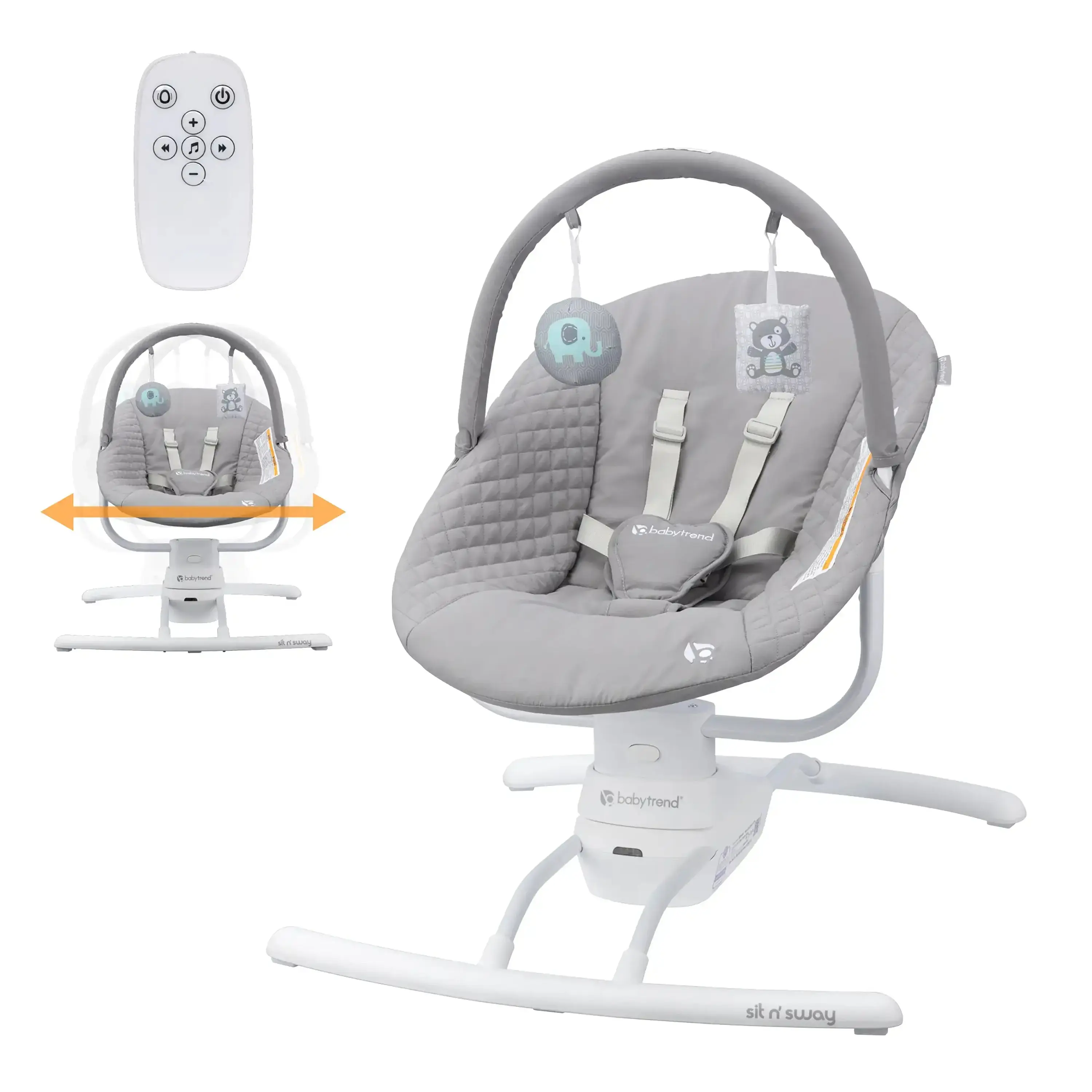 Baby Trend® Sit N’ Sway Portable Swing Versatile Motor Skill Development Toy