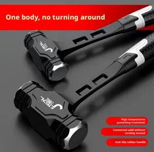 OUDISI High-Carbon Steel Octagonal Hammer - Steel Body, Solid Heavy-Duty, Anti-Slip Ergonomic Shock-Absorbent Handle, Multi-Specification Impact-Resistant, Tools and Gadgets for Construction, DIY Enthusiasts