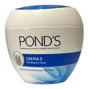 Pond's Nourishing Moisturizing Cream, Crema S, Fragrance Free, Ivory, 14.1 Oz- version mexicana
