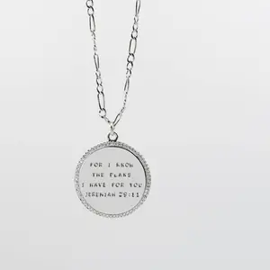 Jeremiah 29:11 Silver Necklace