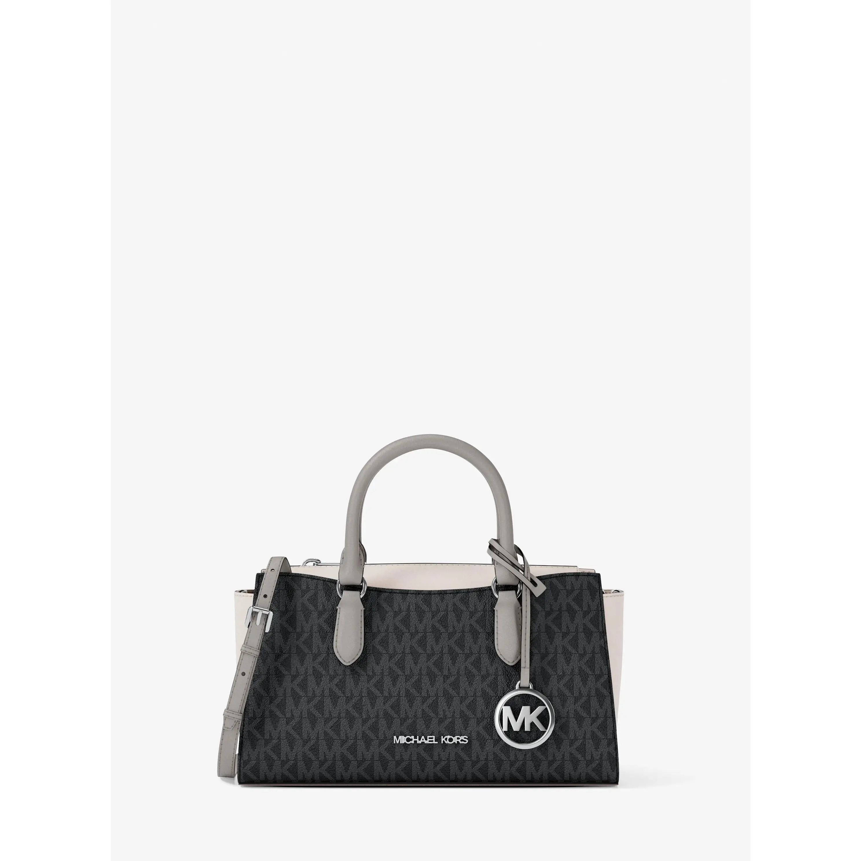 Arden Small Color-Block Signature Logo Messenger Bag