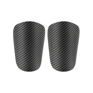1 Pair Ultra-Lightweight Imitation Carbon Fibre Shin Guards Professional Player Edition Adult Children'S Football Shin Guards Inserts Breathable