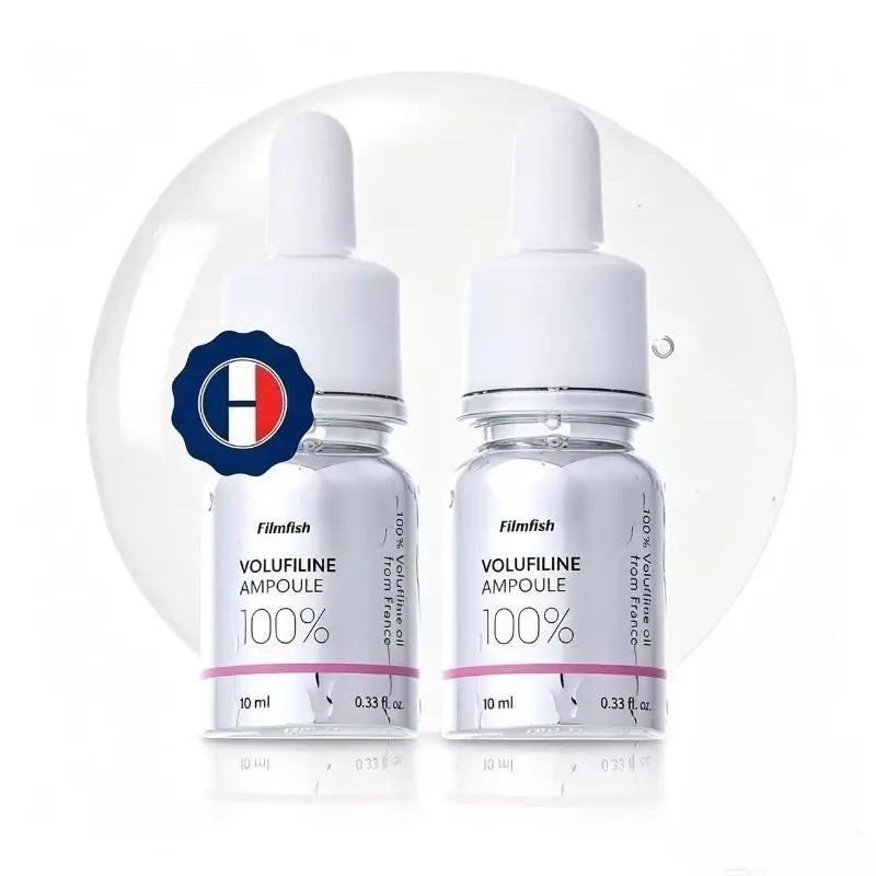 【Buy 1 Get 1 Free】RECIPE Volufiline 100% Ampoule - French Sederma Pure Serum, DIY Skin Care Booster for Face & Body, Hydrating Age-Defying Formula for Elevated Resilience (0.33 fl oz)