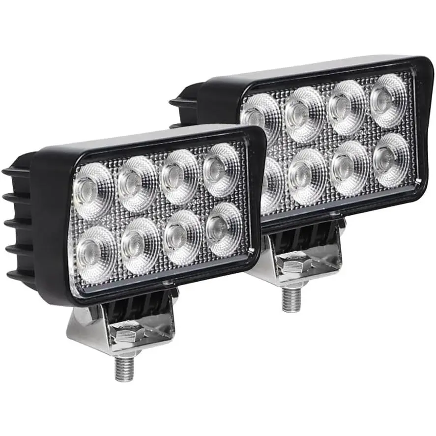 64W Led Tractor Work Light, 5600 Lumen LED Truck Work Light Floodlight Suitable for Agricultural Tractors, Engineering Trucks, All-Terrain Vehicles, 12/24V