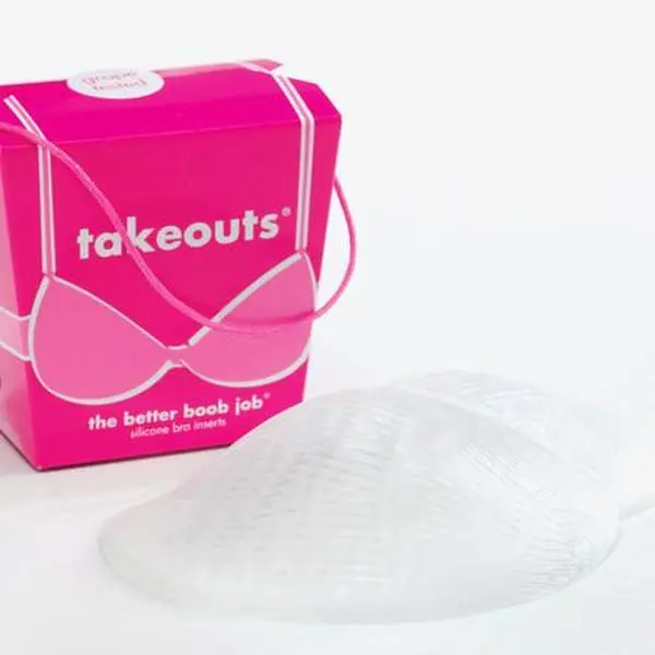 Women's Silicone Bra Inserts, Oval Takeouts Style Reusable Push-Up Shapers for Added Volume in Swimsuits & Bras, Lady