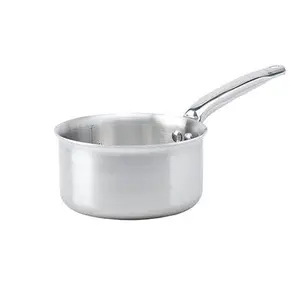 ALCHIMY 3-ply Stainless Steel Saucepan: 6.3"
