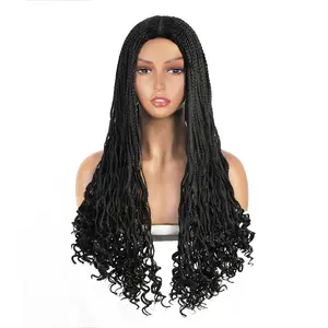 Kookastyle Twist Braids Wig – 24 Inch Pre-Styled Synthetic Wig with Scalp Cap for Women, Natural Everyday Look
