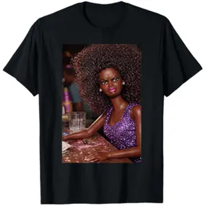 Funny Angry Disgusted African American Black Doll Face Meme T-Shirt