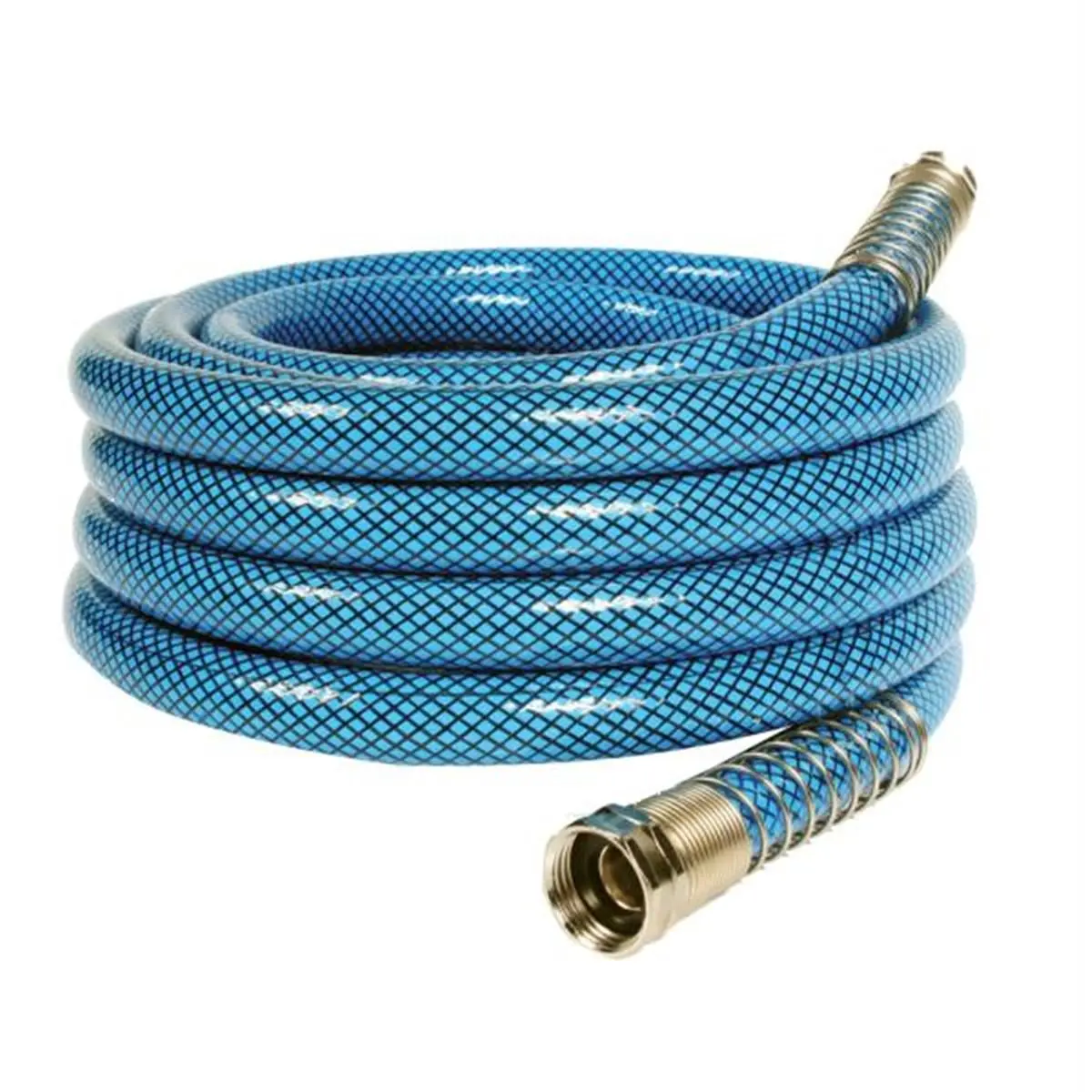 Camco Premium Drinking Water Hose - 5/8" ID, 20% Thicker, 300 PSI, Bisphenol A (BPA)-Free, Anti-Kink, Machined Fittings, 25 ft.