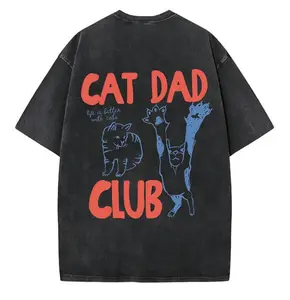 Cat Dad Shirt, Cat Dad Tee, Comfort  Cat Dad Club TShirt, Back Design Tee Funny Cat Shirt, Cat Lover, New Cat Dad Shirt, Pet Parent