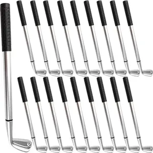 8pcs Golf Ballpoint Pen Fun Sports Golf Club Office launches black pen