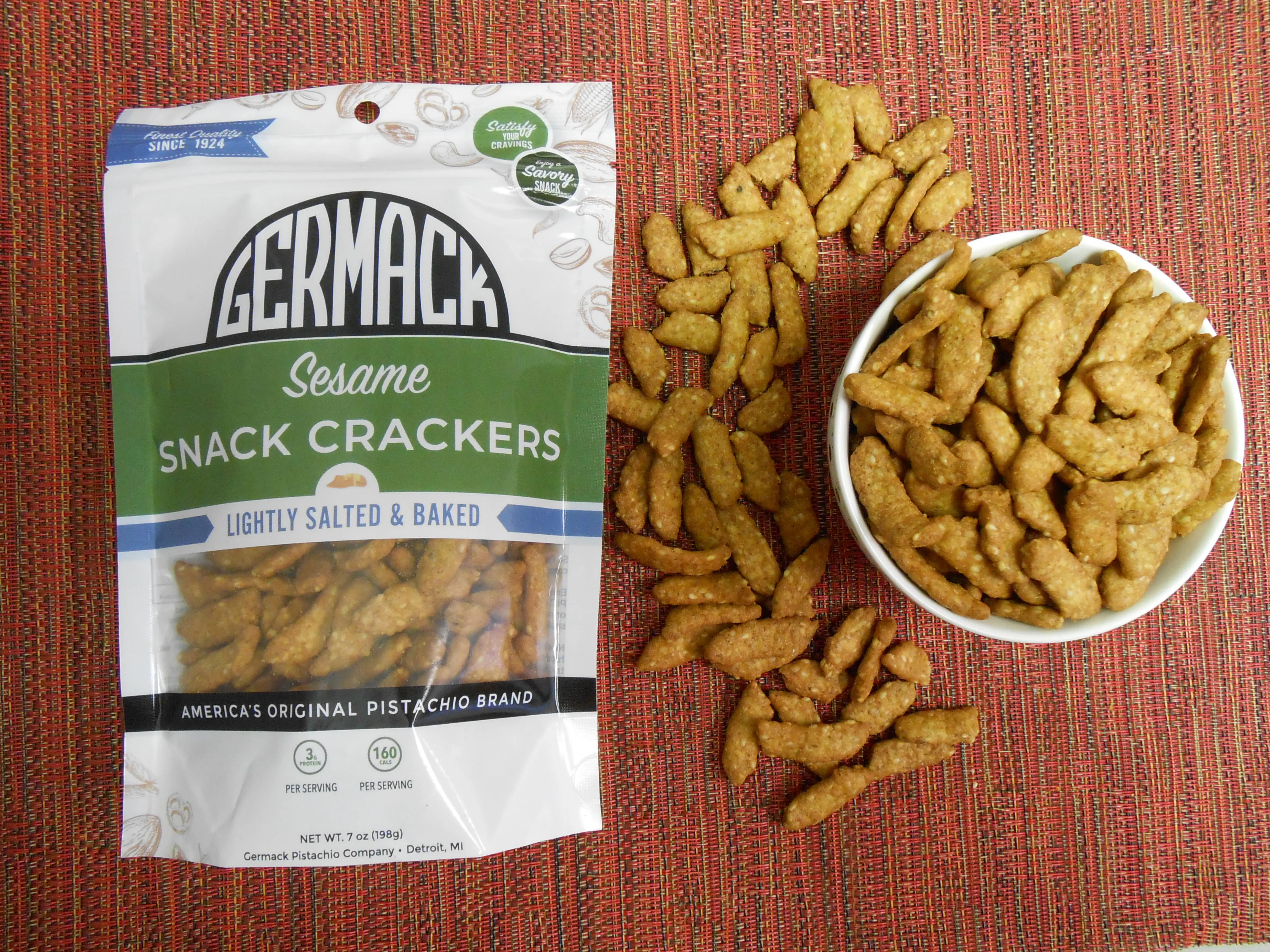Germack 7oz Sesame Snack Crackers Germack 7oz Sesame Snack Crackers