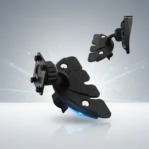 CD Slot Mount for CarPlay Screen 360 Degree Rotatable with Triangle Stabilizing Support Universal Mount for CarPlay Dashcam GPS