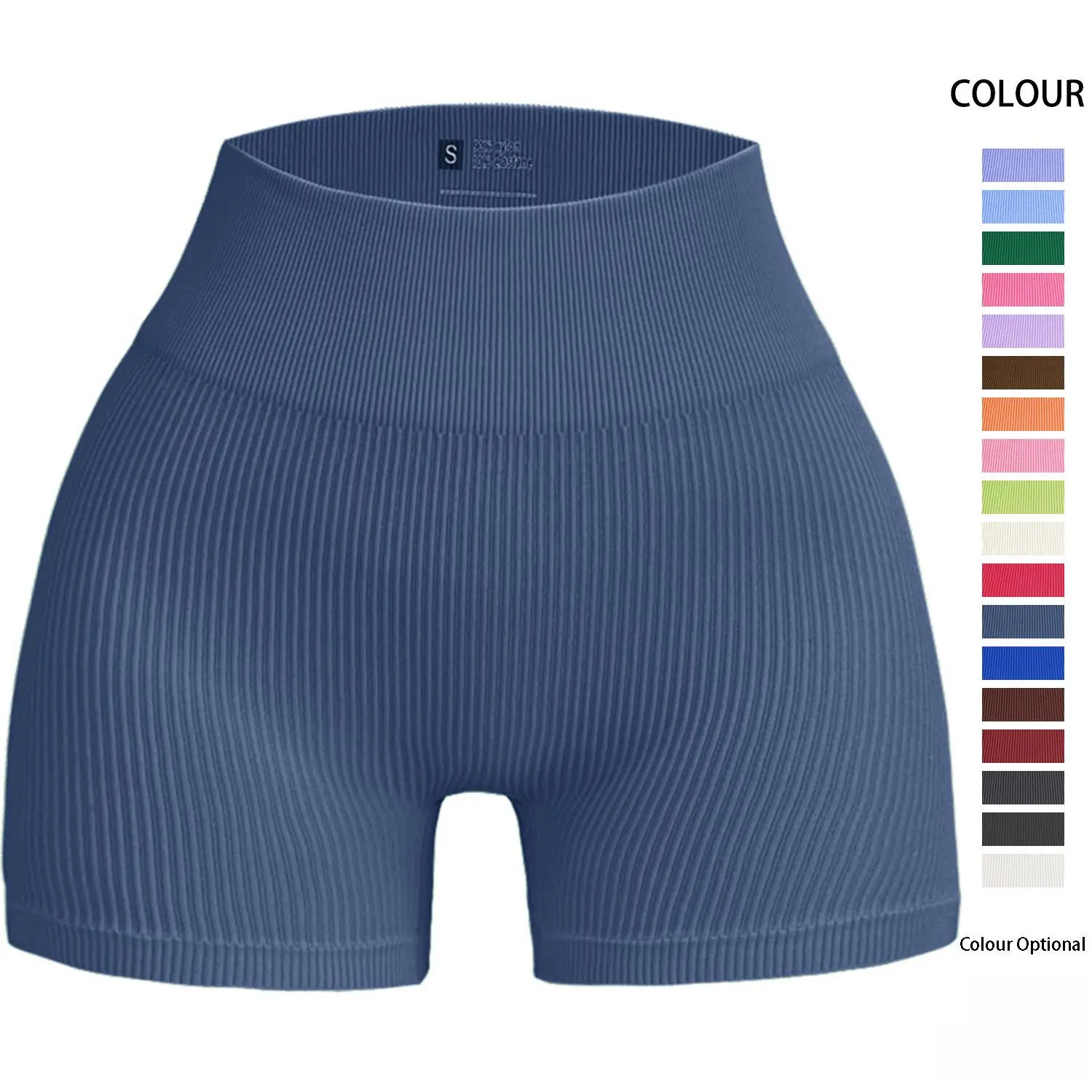 Women's High-Waisted Yoga & Gym Shorts, Knee-Length Butt-Lifting Shorts for Womens Fitness, Quick-Drying Workout Outfit, Gym Baddie, Athleisure Wear, Workout Outfit Inspo, 360 Stretch Women's Sports Shorts