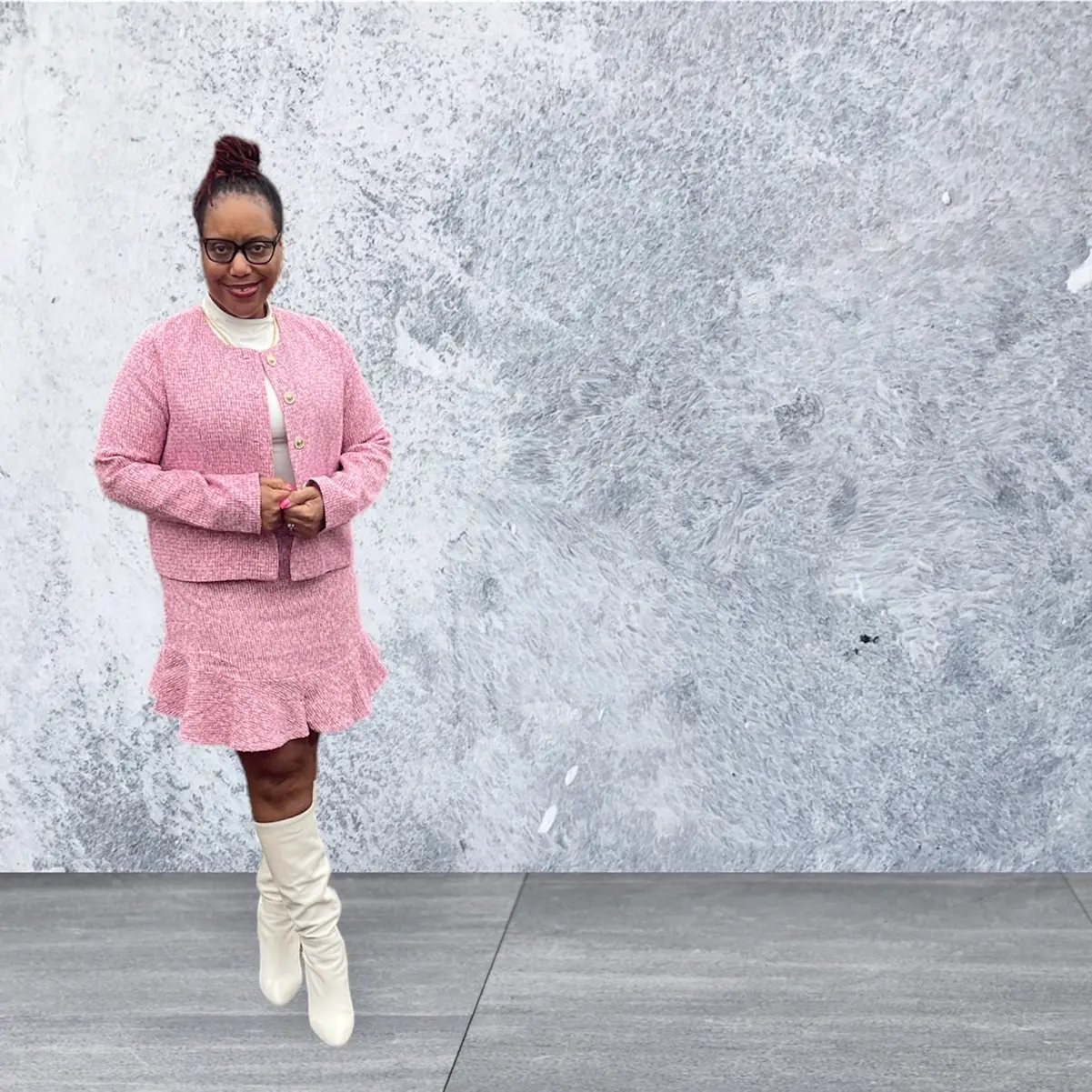 Clueless Fuchsia Blazer and Skirt