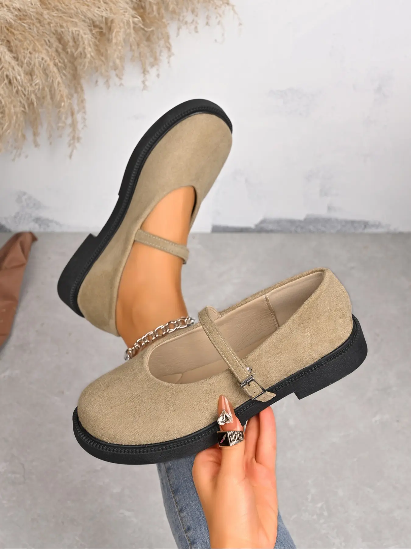 New Women's All-Season Fashion Loafers, Walking Shoes, Simple Design, Comfortable Sole, Casual PU Leather Shoes, Perfect for Work and Daily, Footwear