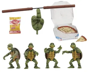 NECA TMNT Baby Turtles 4-Pack (1990 Movie Version)