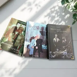 Breath Mints Battle Scars Hardcover Special Book, Dark Romance Dramione Fanfiction Inspired Romance, Special Edition Collector Books