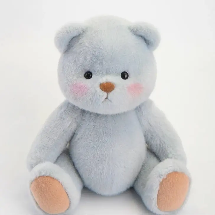 Getahug 2025 Limited Edition Brooks The Blue Teddy Bear - Handmade Jointed Plush Stuffed Toy, Cuddly Stuffed Animal Gift, Plush Stuffed Toys