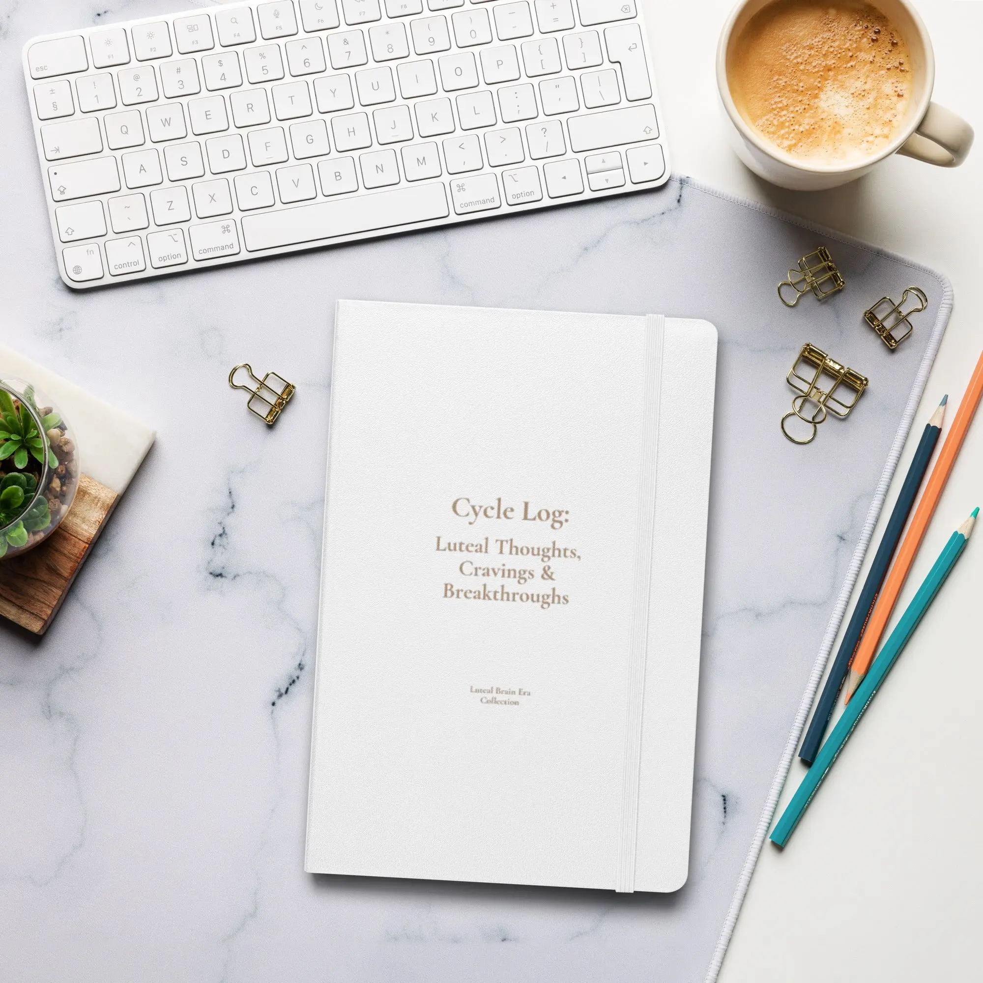 “Cycle Log” Notebook | Luteal Thoughts, Cravings & Breakthroughs