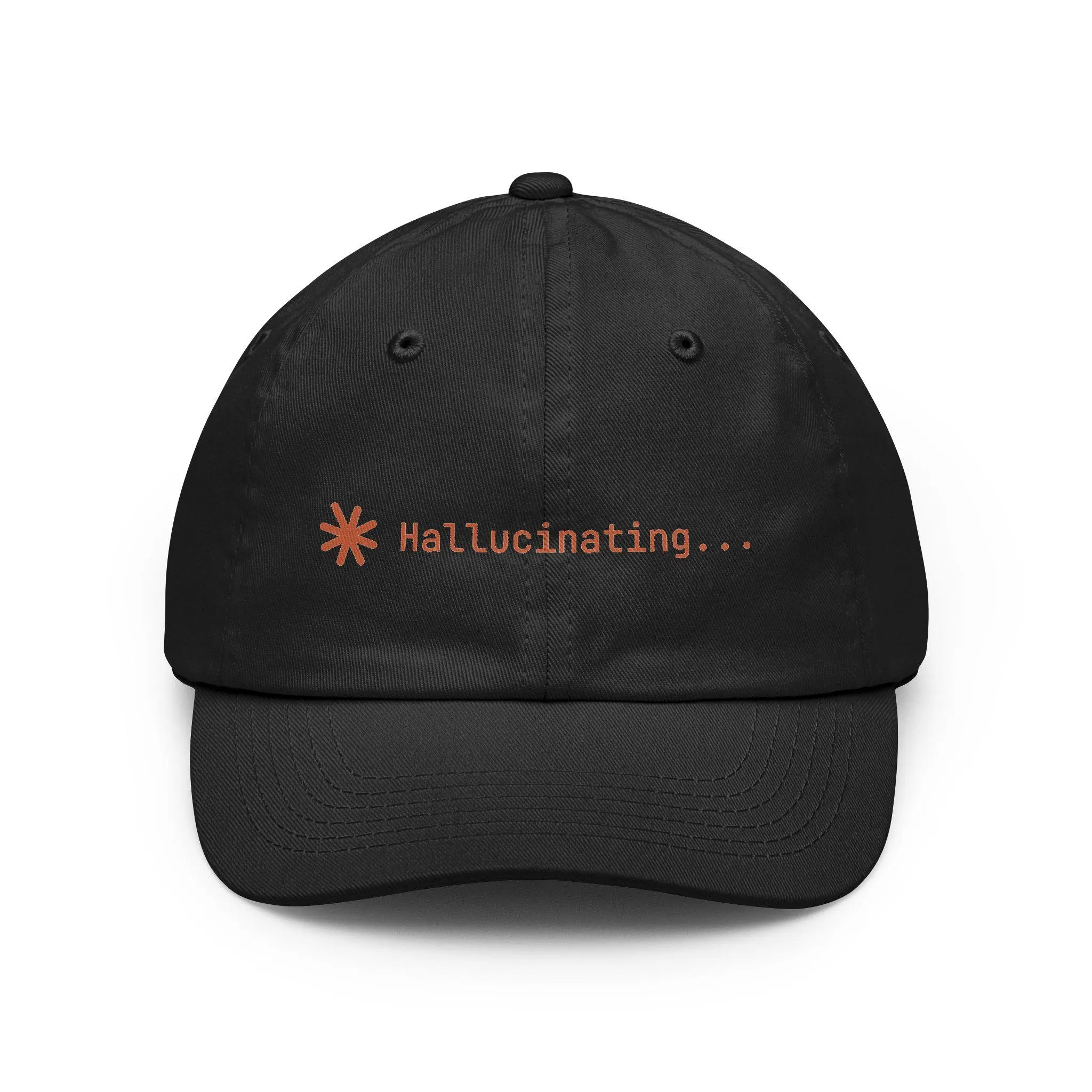 Hallucinating Claude Code Hat - AI Developer Cap for Vibe Coders