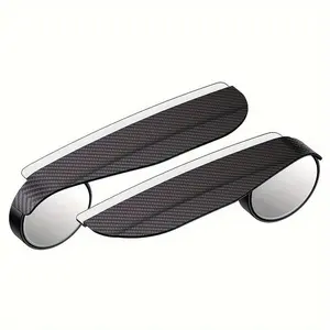 2pcs car blind spot rearview mirror, rearview mirror rain eyebrow multifunctional 2-in-1, rainy rain cover, expands field of view, safe driving, Car Accessories, Blind Spot Mirrors