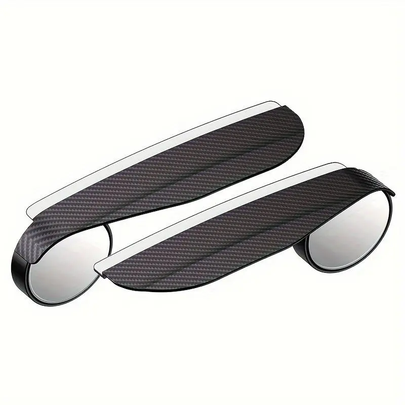 2pcs car blind spot rearview mirror, rearview mirror rain eyebrow multifunctional 2-in-1, rainy rain cover, expands field of view, safe driving, Car Accessories, Blind Spot Mirrors