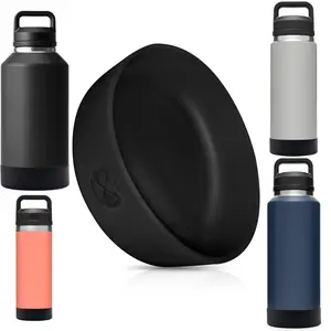 Boot for YETI Bottles 64oz 46oz 36oz 26oz 18oz 12oz, Anti-Slip Bottom Cover Accessories, BPA Free