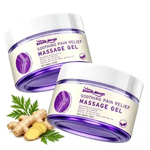【Buy 1 Get 1】South Moon Joint Care Gel - Natural Wormwood Leaf & Ginger Formula, Health Therapy for Knee & Waist Pain Relief, Deep Comfort Massage Cream Gel