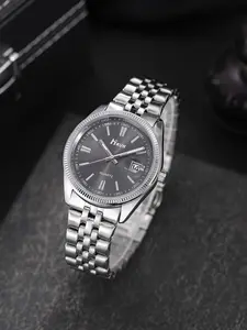 Elegant Quartz Watch with Date Display, Comfortable Zinc Alloy Strap, Analog Face, Suitable for Daily & Business Wear