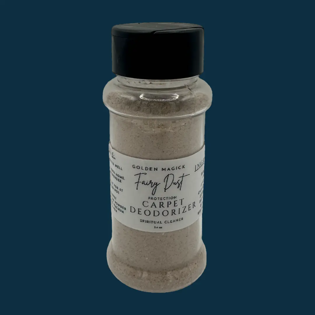 Spiritual Carpet Protection Powder | Fiery Shield for Home Protection with White Willow, Angelica, Eucalyptus & Cascillia