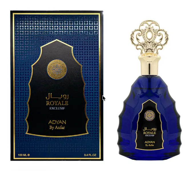 Adyan Royale Exclusif Unisex Eau De Parfum Spray - 3.4 oz (100 ml) Bottle with Spicy-Woody Notes, 100 ml Perfume for Unisex Wear
